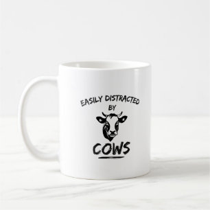 Mug Ferme de vaches : facilement distrait par les vach