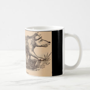 Mug ferme du 19e siècle poster de animal porc imprimer