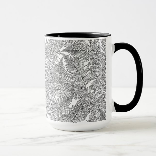 Mug Ferme en noir et blanc (Droite)
