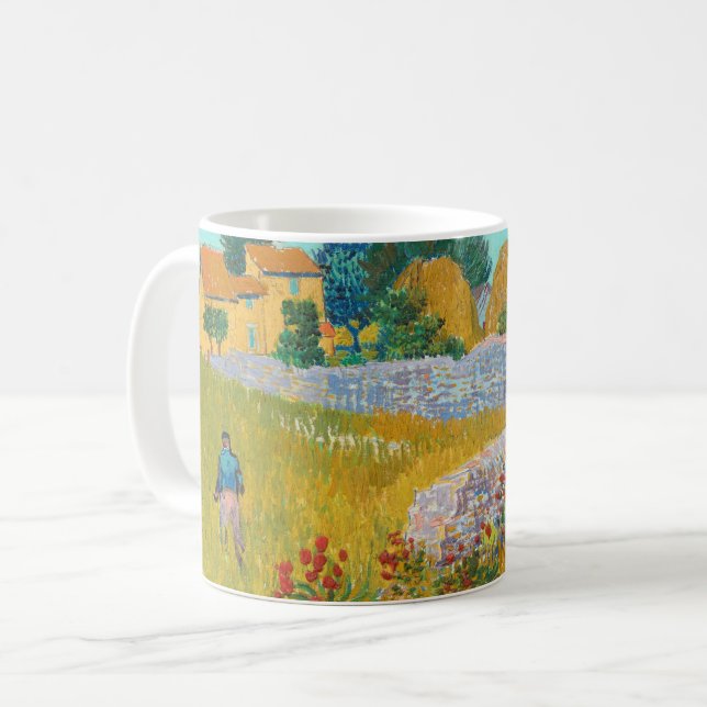 Mug Ferme en Provence - Vincent van Gogh (Devant gauche)
