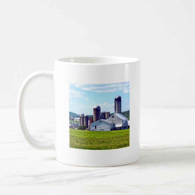 Mug Ferme Pennsylvanie avec Silos (Gauche)