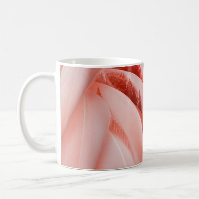 MUG FERMER LA PHOTOGRAPHIE D'UN OISEAU ROSE (Gauche)