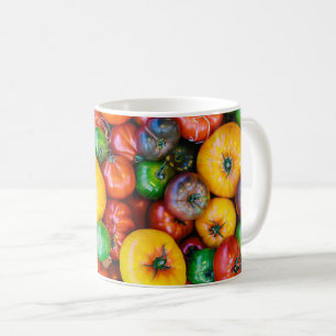 Mug Fermes   Récolte colorée de tomates
