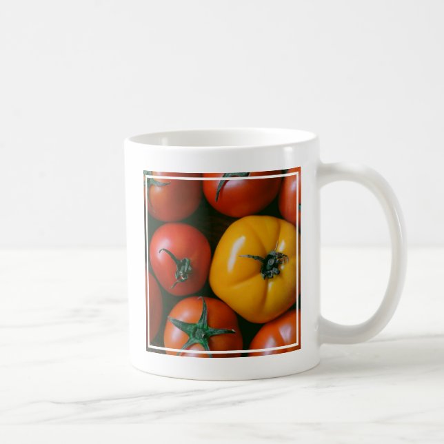 Mug Fermes | Tomates rouges et jaunes brillantes (Droite)