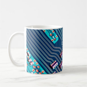 Mug Fermeture de la carte de circuits électroniques. a