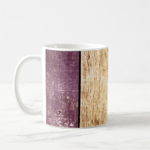 Mug Fermeture de l'ancienne texture de bois fond abstr
