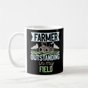 Mug Fermier Excepté Dans Mon Tracteur De Terrain
