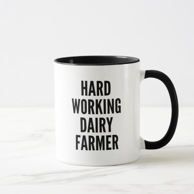 Mug Fermier laitier à travail difficile (Droite)