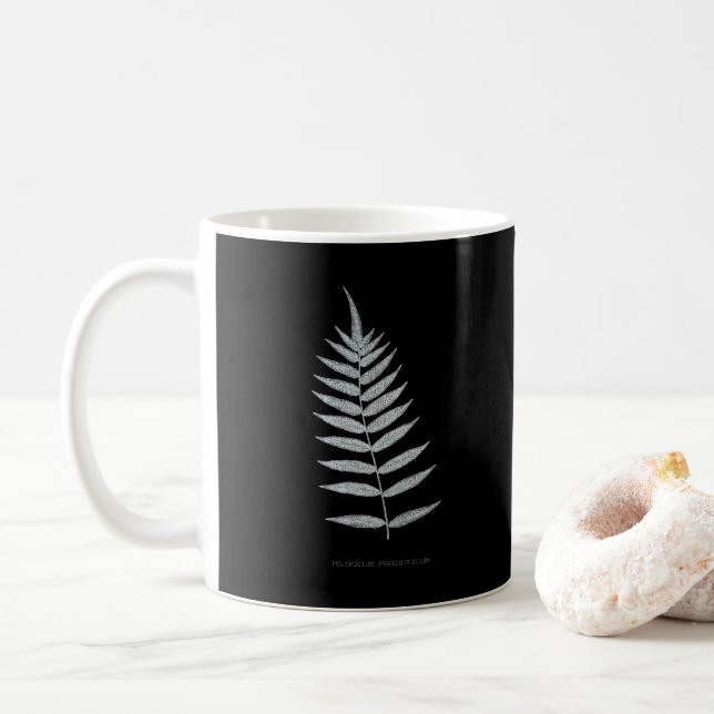 Mug Ferne - Polypodyum Fraxinifolium - Effet de rayons (Avec donut)