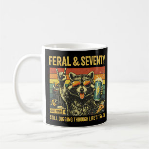 Mug Féroce et Soixante-dix 70e Anniversaire Sarcastiqu