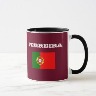 Mug Ferreira Nom de famille Musique Ringer personnalis