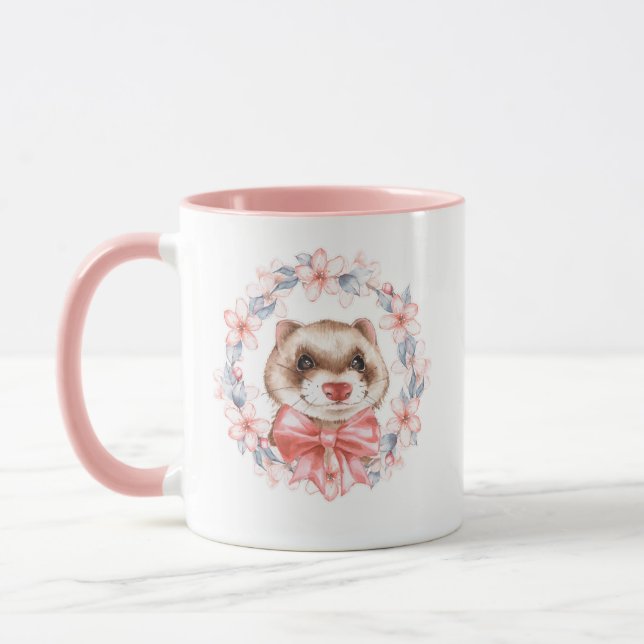 Mug Ferret de printemps (Gauche)