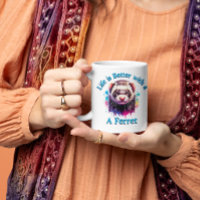 Ferret Lover Amateur de café Ferret Maman Papa