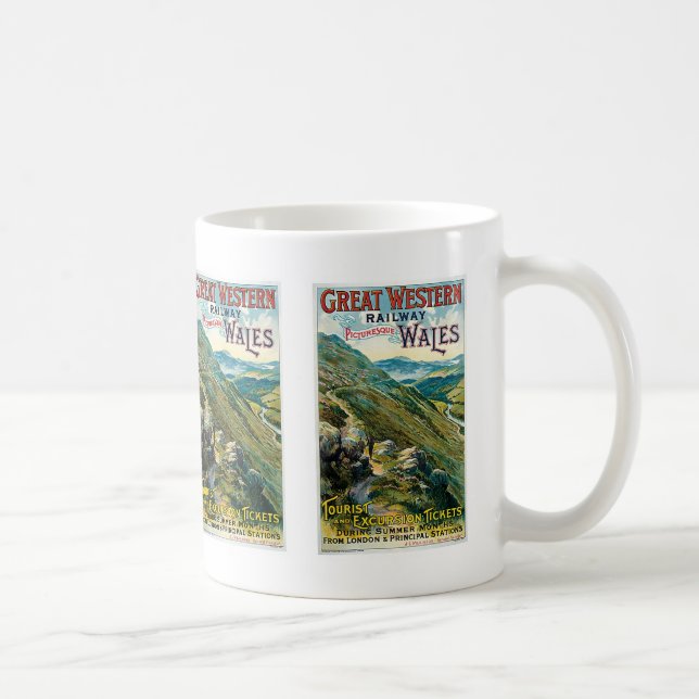 Mug ~ ferroviaire Pays de Galles de Great Western (Droite)