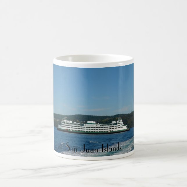 Mug Ferry dans des îles de San Juan (Centre)