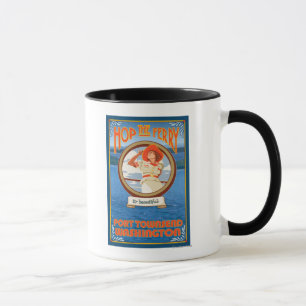 Mug Ferry pour femme - Port Townsend Washington