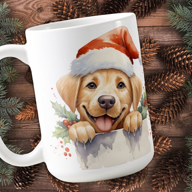 Mug Festif Labrador Retriever Christmas Puppy Chien (Créateur téléchargé)