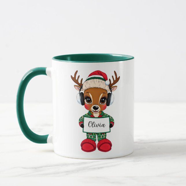 Mug Festif Noël Reindeer (Gauche)