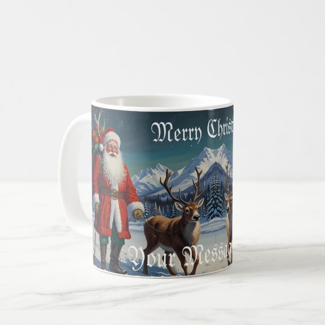 Mug Festif Père Noël Père Noël (Devant gauche)