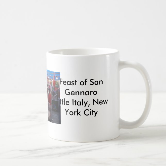 Mug Festin de San Gennaro la peu d'Italie, New York (Droite)