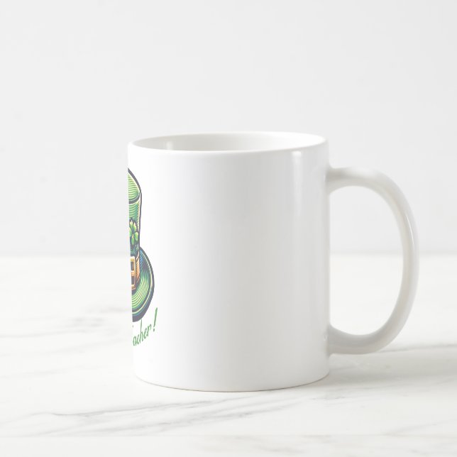 Mug Festive Lucky Teacher St. Patricks Day Celebration (Droite)