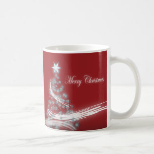 Mug Festive Star Chic Noël À feuillage persistant
