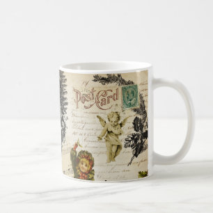 Mug Festive Vintage Victorien Noël fille Holly