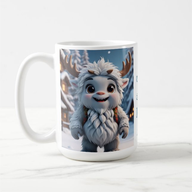 Mug Festive Yeti (Gauche)