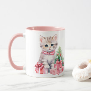 Mug Festivités roses Kitten Café