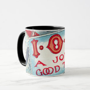 Mug Fête aux Vices Vintage, Jeux d'argent Boisson Fume