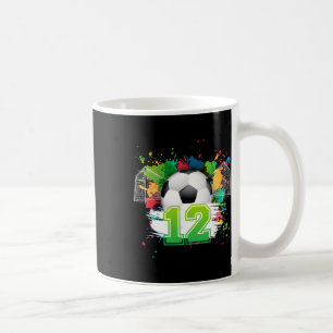 Mug Fête d'anniversaire de football 12 ans 12 ans Joue