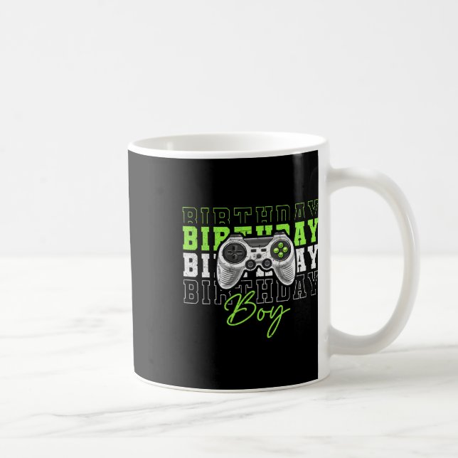 Mug Fête d'anniversaire de jeu vidéo pour garçons Enfa (Droite)