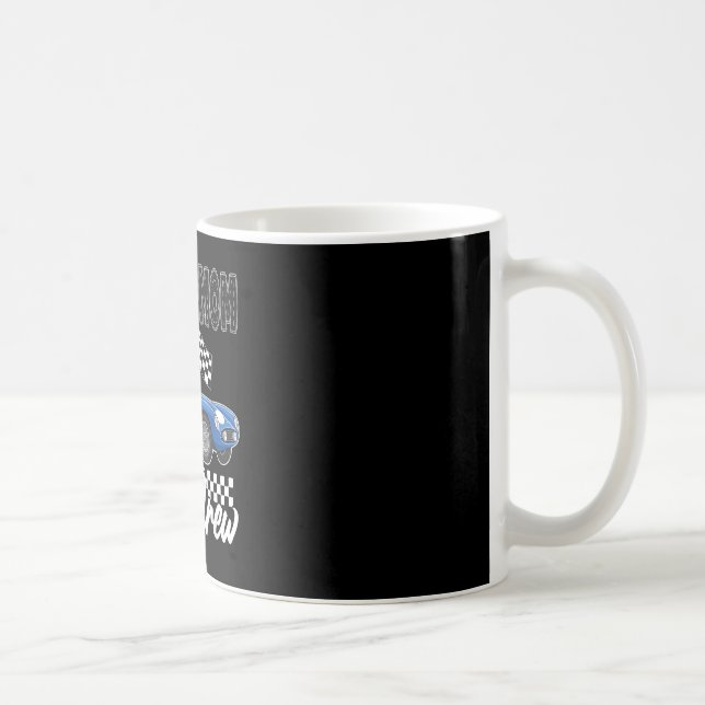 Mug Fête d'anniversaire de voiture de course famille d (Droite)