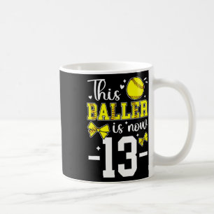 Mug Fête d'anniversaire des 13 ans Fille Douillette Tr