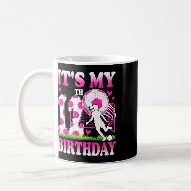 Mug Fête d'anniversaire pour fille de 12 ans sur le th (Gauche)