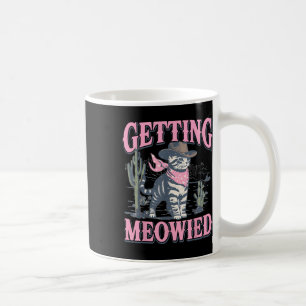 Mug Fête de Bachelorette Cowgirl Meowdy en train de se