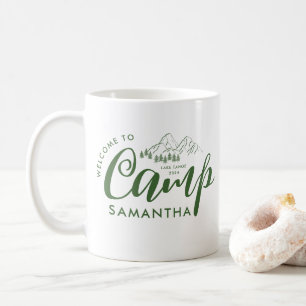 Mug Fête de Bachelorette de Camp sur mesure Moderne Ru