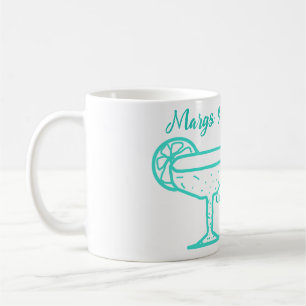Mug Fête de Bachelorette Turquoise Margs & Matrimony 