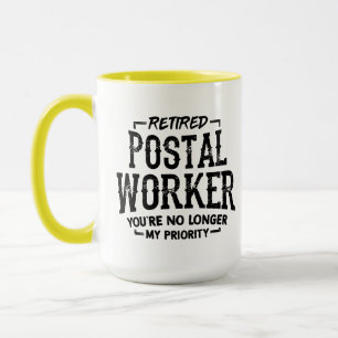Mug Fête de départ d'un collègue facteur à la retraite