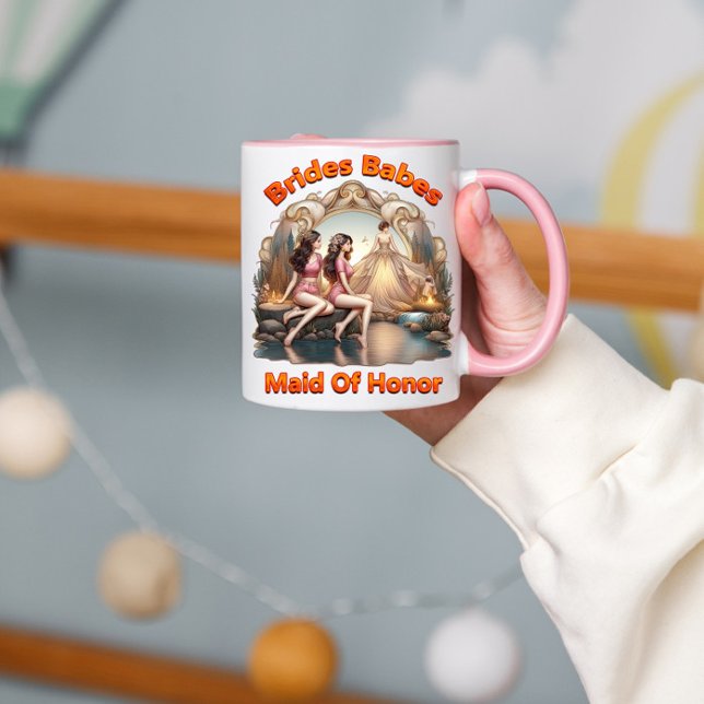 Mug Fête de filles de la mariée avec style (Créateur téléchargé)