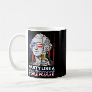 Mug Fête de George Washington du 4 juillet comme un pa