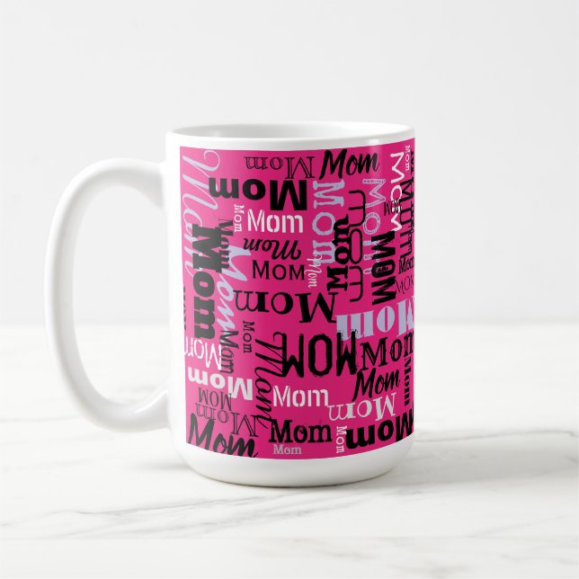 Mug Fête de la mère de la mère de la Mère Café-cadeau  (Gauche)