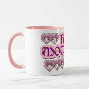 Mug fête de la mère heureuse
