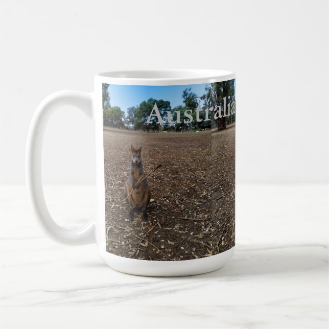 Mug "Fête de la nature : un casse-croûte de Wallaby" (Gauche)