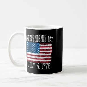 Mug Fête de l'Indépendance 4 juillet 1776 4 juillet Ho