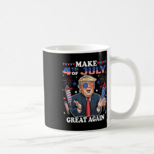 Mug Fête de l'Indépendance de Trump Faire 4 juillet Gr