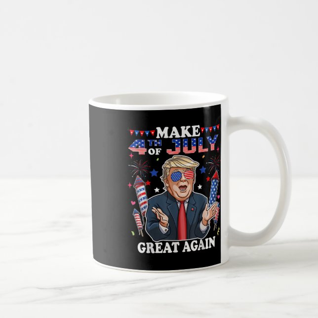 Mug Fête de l'Indépendance de Trump Faire 4 juillet Gr (Droite)