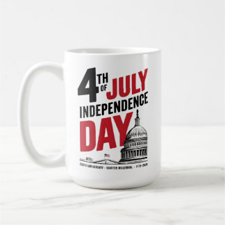 Mug Fête de l'Indépendance du 4 juillet 250e Anniversa