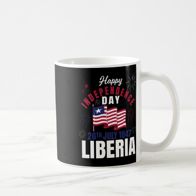 Mug Fête de l'indépendance du Libéria Drapeau libérien (Droite)