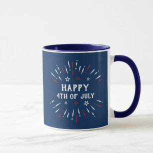 Mug Fête de l'Indépendance patriotique Américaine 4 ju